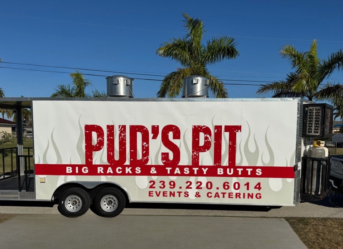 Pud's Pit BBQ food truck in Southwest Florida